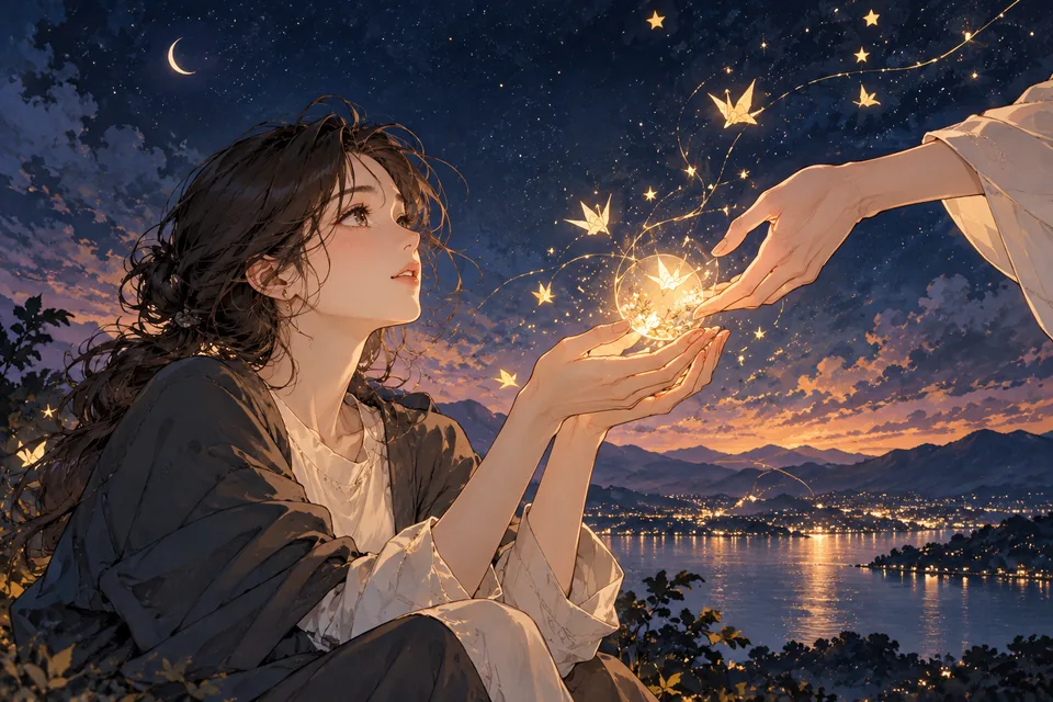 差し出された温かな夢を、手のひらで受け取る人